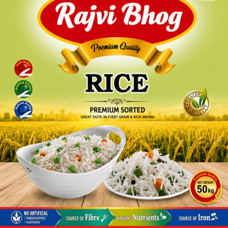 Rajvi Bhog Premium Rice export quality irradiated rice
