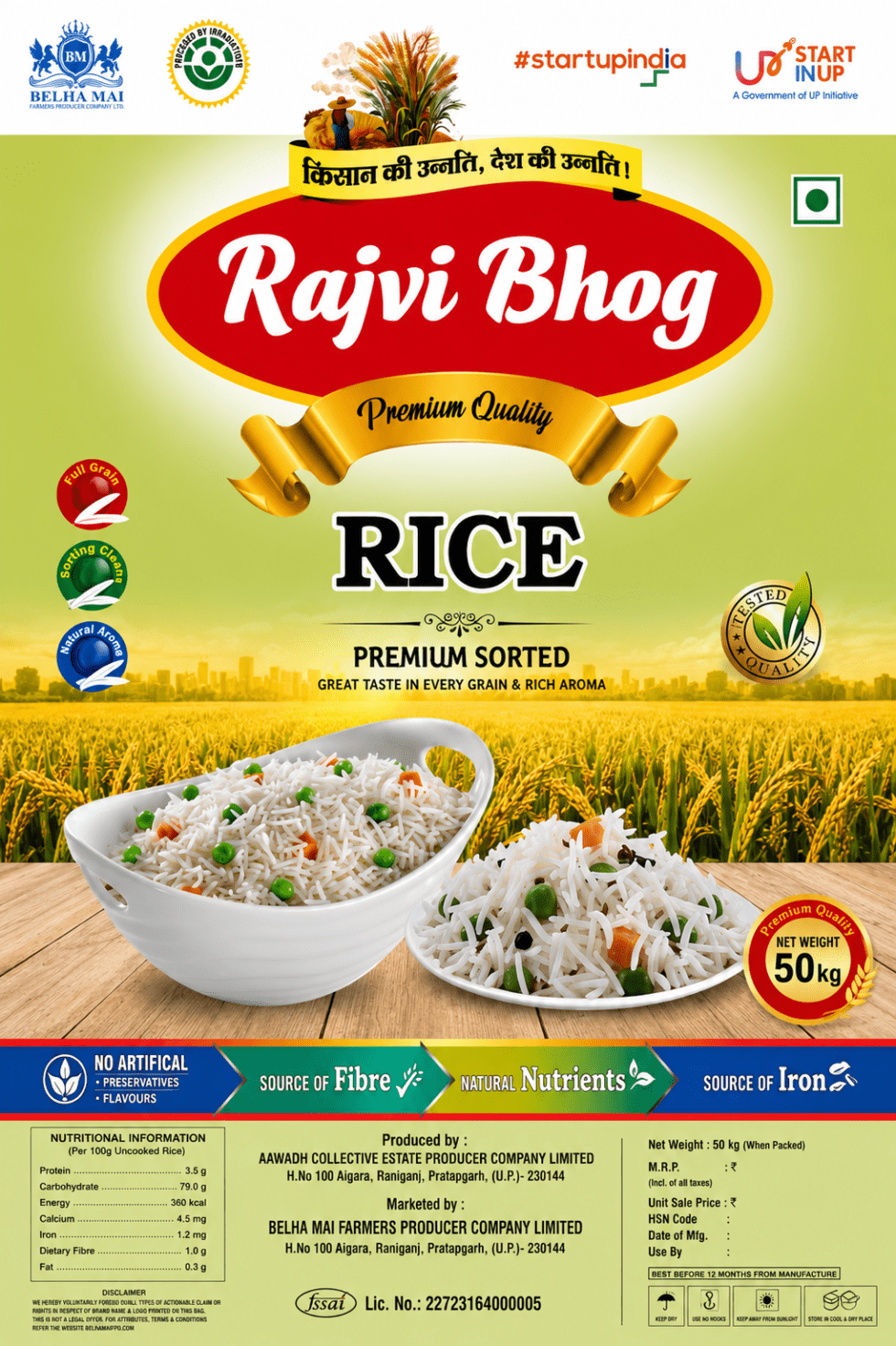 Classic Raj Bhog Rice Rajvi Bhog Premium Rice | Premium Sorted Rice