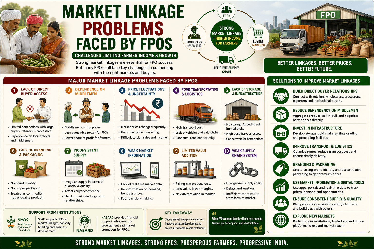 market linkage problems faced by fpos infographic