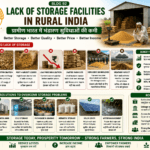 Lack of storage facilities in rural India showing farmer distress selling, post-harvest losses, poor storage and FPO warehouse solutions