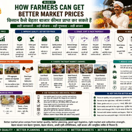 How farmers can get better market prices through quality, grading, storage, FPO aggregation, value addition and direct buyer linkage