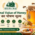 Nutritional value of honey with Belha Bees Natural Honey and Belha Mai FPO logo