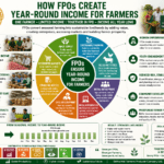 How FPOs Create Year-Round Income for Farmers through value addition, market linkage, allied activities, storage, processing, and rural enterprises