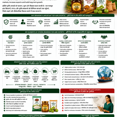 Importance of branding for agri exports for farmers FPOs and global market access by Belha Mai FPO