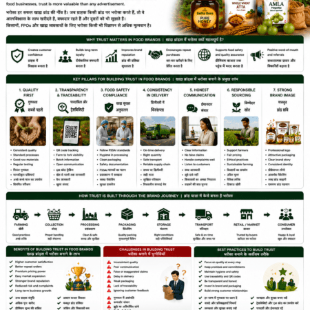 Building trust in food brands through quality transparency and farmer-led sourcing by Belha Mai FPO