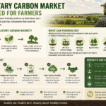 Voluntary carbon market explained for farmers with carbon credits, soil carbon, agroforestry, MRV and climate-smart agriculture practices